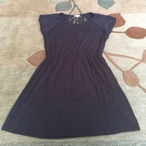 Navy Blue Skater Dress